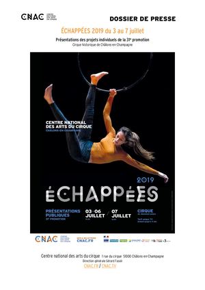 2019 CNAC Dossier presse ECHAPPEES 31e promotion