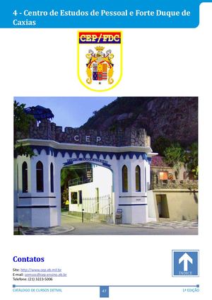 Centro De Estudos De Pessoal E Forte Duque De Caxias (Cepfdc)