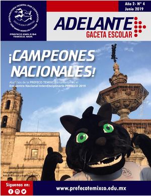 GACETA ADELANTE, AÑO 1, NUMERO 4, JUNIO 2019