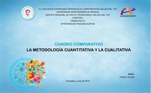 Cuadro Comparativo Metodología Cuantitativa y Cualitativa