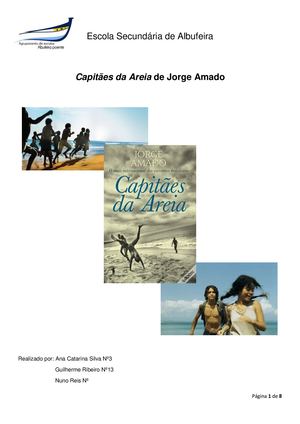 Livrete Completo Capitaes Da Areia, Projeto Nacional De Leitura
