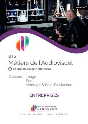 BTS AUDIOVISUEL LESNEVEN - Brochure Entreprises