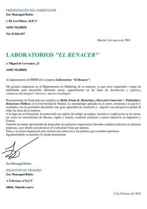 Documentos Redactados Comunicación Zoe