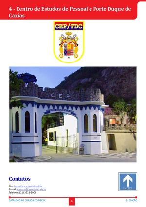 Centro De Estudos De Pessoal E Forte Duque De Caxias (Cepfdc)