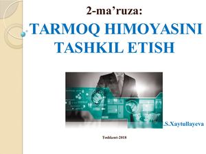 2 Mavzu 2018