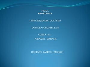 Fisica Trabajo Ejercicios