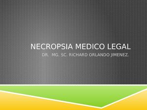 Conferencia Sobre Necropsia