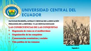 Consecuencias De Las Conquistas