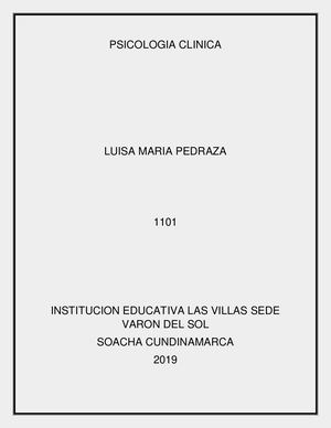 Psicologia Clinica