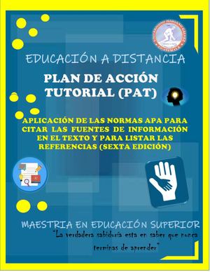 Tarea No 7 Plan De Accion Tutorial