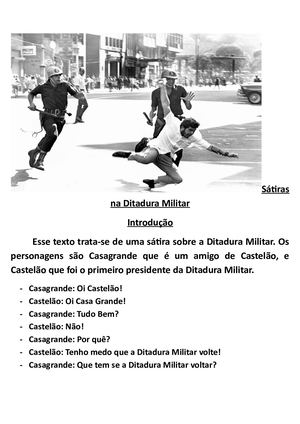 Sátiras da Ditadura Militar