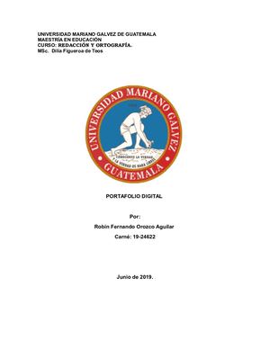 Portafolio Redacción