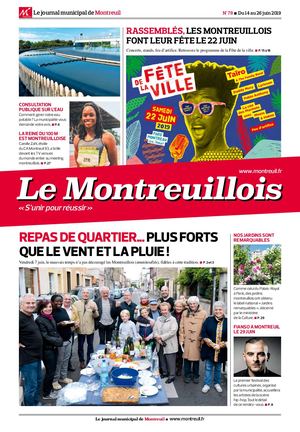 Le Montreuillois n°78 - Du 14 au 26 juin 2019