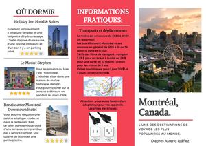 Dépliants touristiques