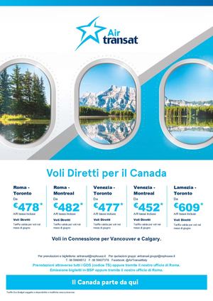 Tariffe Lead Air Transat