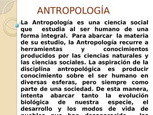 Antropología (Grado 11)