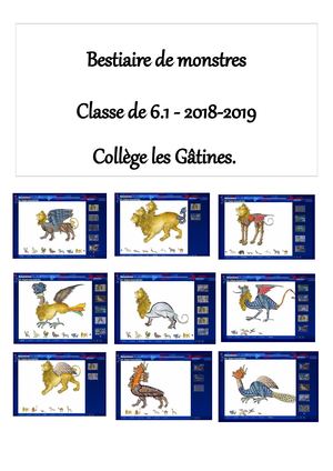 Bestiaire Monstres 6 1
