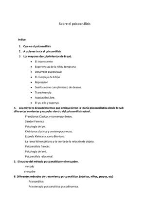 Psicoanalisis