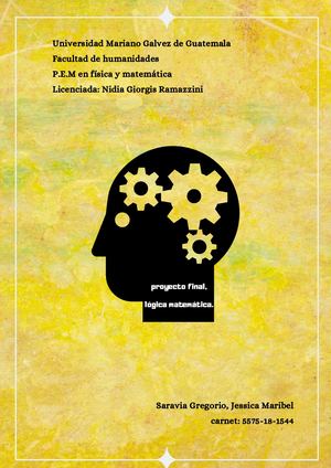 lógica matemática.