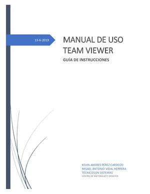 MANUAL DE USO TEAMVIEWER