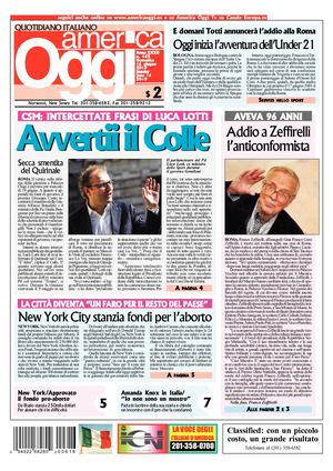 America Oggi 16 Giugno 2019