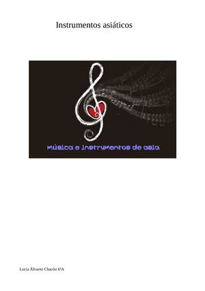 Instrumentos Tradicionales De Asia Y Música