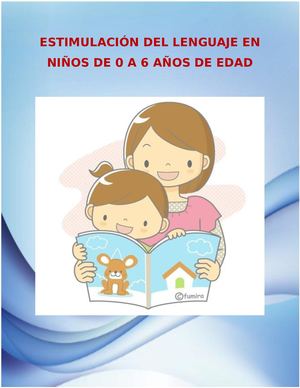Estimulacion Del Lenguaje Por Etapas Desarrollo Original
