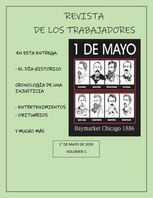 Machote Para Trabajar La Revista De Los Trabajadores 2019