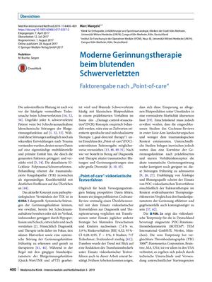 02 Moderne Gerinnungstherapie Beim Blutenden Schwerverletzten