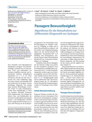 03 Passagere Bewusstlosigkeit