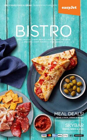 easyJet Bistro July 2019 Row