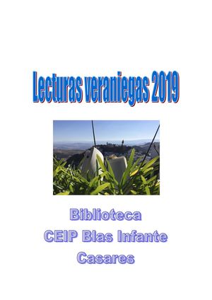 Lecturas Veraniegas 2019