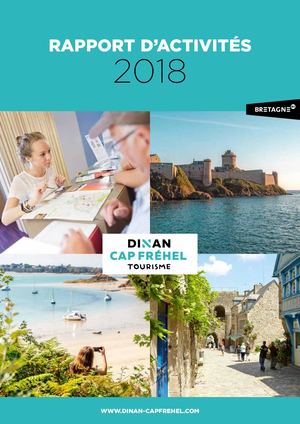 Rapport D'activités Dinan Cap Fréhel Tourisme 2018