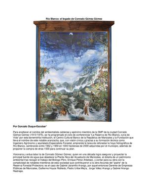 Río Blanco: El Legado De Conrado Gómez Gómez