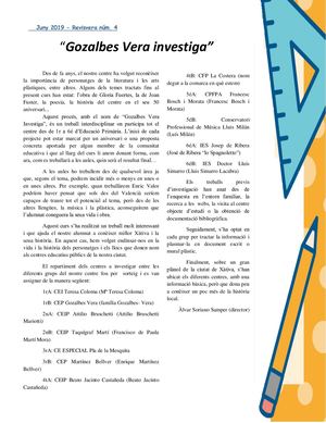 Revisvera Núm 4  Juny 2019