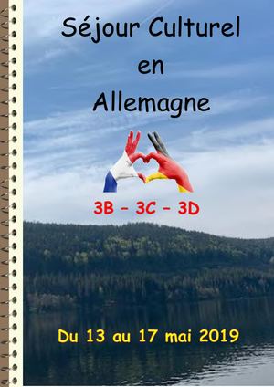 Brochure Séjour Culturel Alsace Allemagne 2019