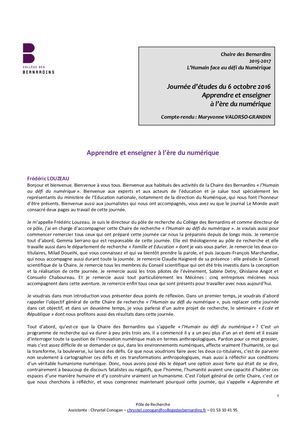 2016 10 06 Chaire Numerique Cr