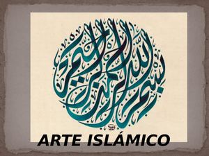 Movimiento Artistico Arte Islamico