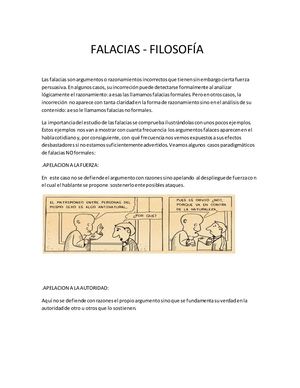 Filosofia Falacias