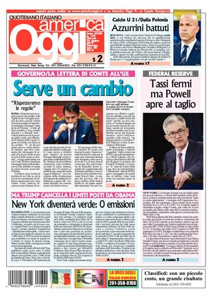 America Oggi 20 Giugno 2019