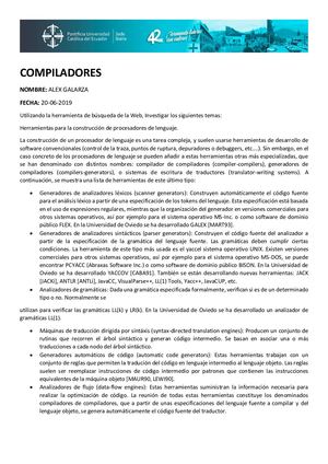 Compilador Flex Y Bison