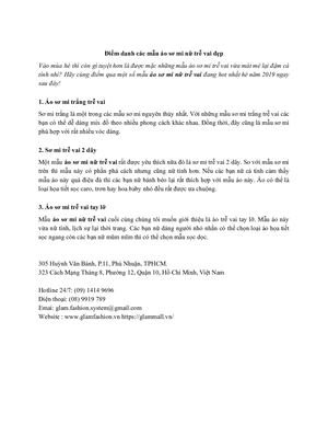 áO Sơ Mi Nữ Trễ Vai