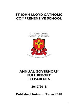 Gov Report To Parents 1718