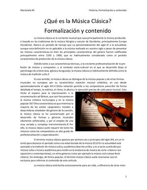 Qué Es La Música Clásica 1
