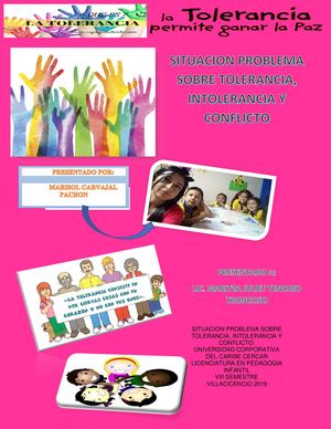 Situacion Problema Sobre Tolerancia Cartilla