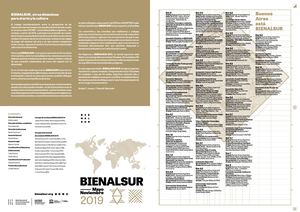Cartografia Bienalsur 2019
