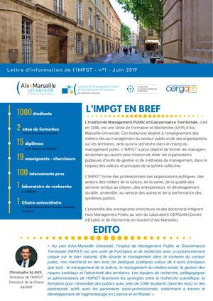 Lettre D'information De L'impgt N°1 Juin 2019 Vd
