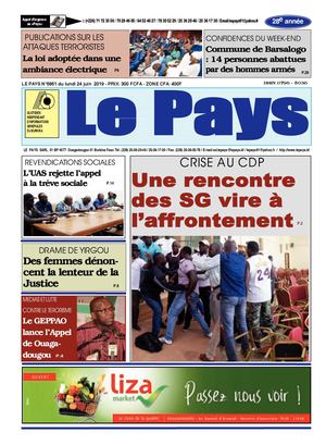 Le Pays N°6861 Du 24062019