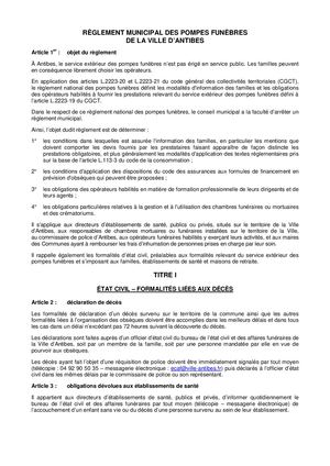 RèglementMunicipalPompeFunèbres
