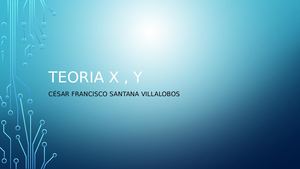 Teoria X , Y
